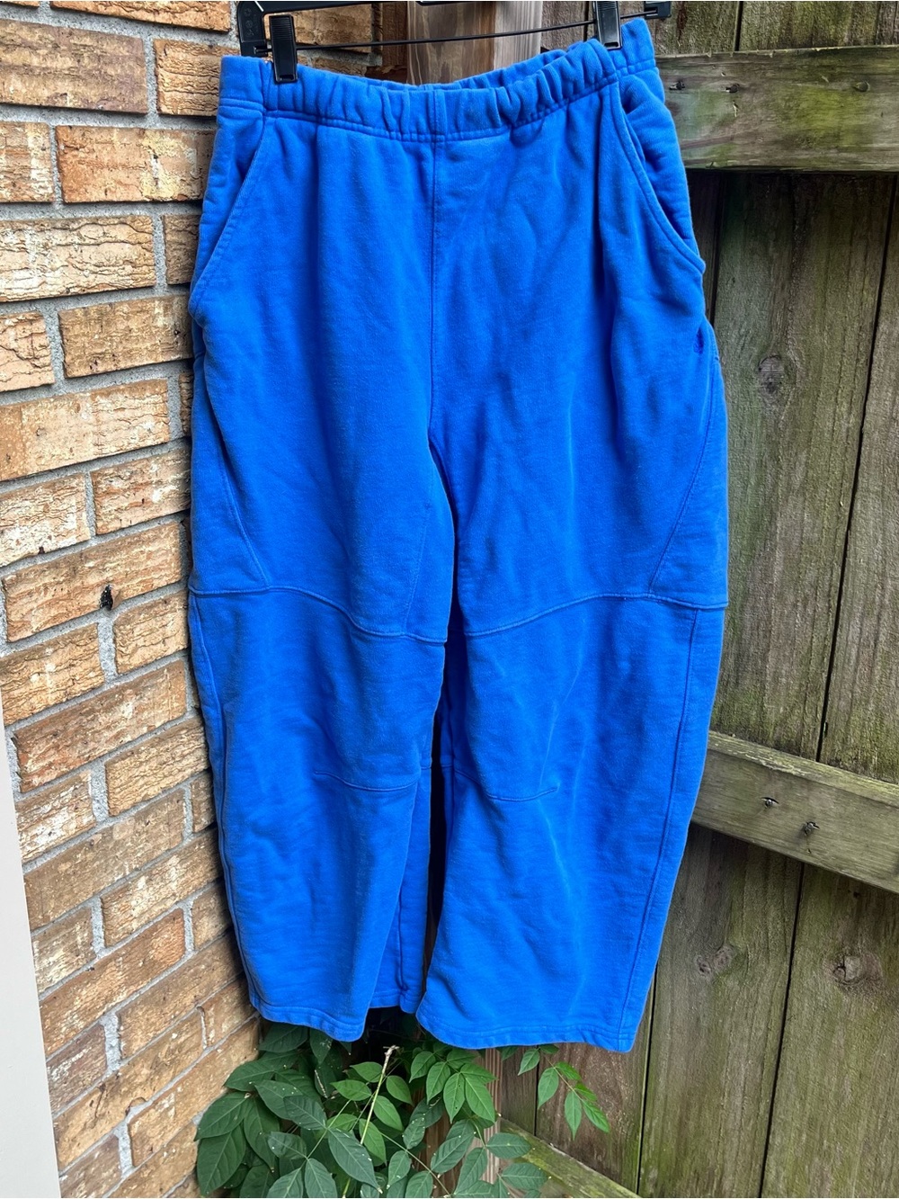 FP Movement by Free People Electric Blue Barrel Leg Sweatpants